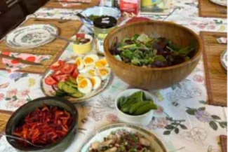 One of our lovely salad lunches